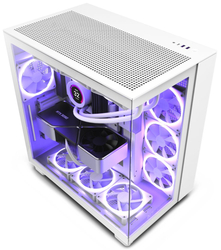 NZXT H9 Flow, bílá