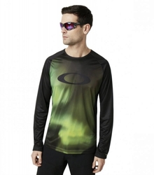 OAKLEY MTB LS TECH TEE AURORA BOREALIS, vel.XXL - MTB dres 