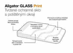 Ochrana displeje GLASS PRINT Honor X7 černá