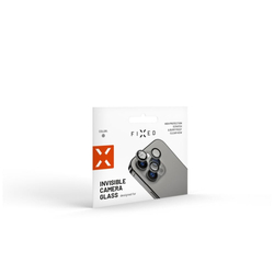 Ochranná skla čoček fotoaparátů FIXED Camera Glass pro Apple iPhone 16 Pro/16 Pro Max, space gray