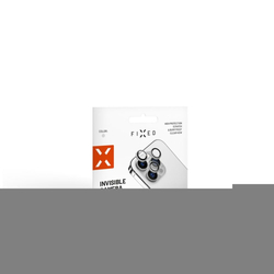 Ochranná skla čoček fotoaparátů FIXED Camera Glass pro Apple iPhone 16 Pro/16 Pro Max, stříbrná