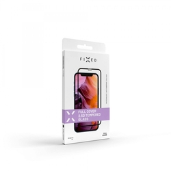 Ochranné tvrzené sklo FIXED Full-Cover pro Realme C25Y, lepení přes celý displej, černé