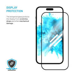 Ochranné tvrzené sklo FIXED Full-Cover pro Samsung Galaxy S25 Ultra, černé