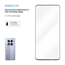 Ochranné tvrzené sklo FIXED Full-Cover pro Xiaomi Redmi Note 14 5G, černé