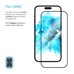 Ochranné tvrzené sklo FIXED Full-Cover pro Xiaomi Redmi Note 14s, černé