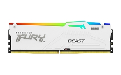 Paměť Kingston FURY™ Beast DDR5 RGB 16GB 5200MHz, AMD EXPO, bílá