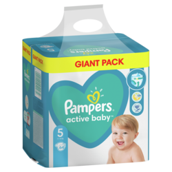 Pampers Active Baby Plenky Velikost 5, 11kg-16kg, 64ks