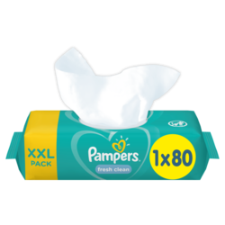 Pampers Fresh Clean Dětské Čisticí Ubrousky 80ks