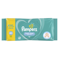 Pampers Fresh Clean Dětské Čisticí Ubrousky 80ks