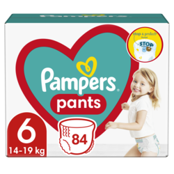 Pampers Pants Plenkové Kalhotky Velikost 6, 84ks, 14kg-19kg