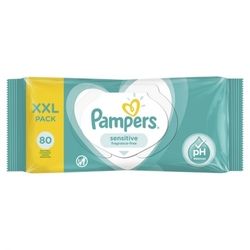 Pampers Sensitive Dětské Čisticí Ubrousky 80ks