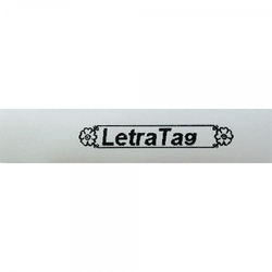 Páska do štítkovače Dymo LetraTAG, 91220, S0721520, bílá/černá, 12 mm