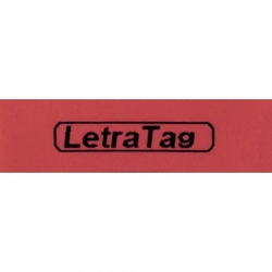 Páska do štítkovače Dymo LetraTAG, 91223, S0721680, červená/černá, 12 mm