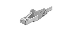 Patch kabel CAT6a S-FTP, RJ45-RJ45, AWG 26/7 10m šedá