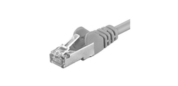 Premiumcord Patch kabel CAT6a S-FTP, RJ45-RJ45, AWG 26/7 20m šedá