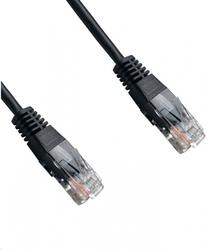 DATACOM Patch cord UTP CAT6 0,5m černý