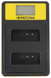 PATONA nabíječka Foto Dual Canon LP-E12 s LCD,USB