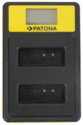 PATONA nabíječka Foto Dual Canon LP-E12 s LCD,USB