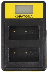 PATONA nabíječka Foto Dual Fuji NP-W126 s LCD,USB