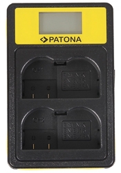 PATONA nabíječka Foto Dual Nikon EN-EL15 s LCD,USB