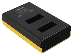 PATONA nabíječka pro digitální kameru Dual GoPro MAX s LCD/ micro USB/ USB-C