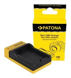 Patona nabíječka pro Foto Panasonic DMW-BCF10E, slim, USB