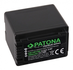 Patona PT1257 - Panasonic VW-VBT380  4040mAh Li-Ion Premium
