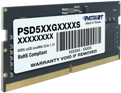 PATRIOT Signature Line 16GB DDR5 SO-DIMM 5600MT/s 