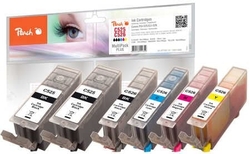 Peach Combi Pack Plus s čipem kompatibilní s PGI-525, CLI-526
