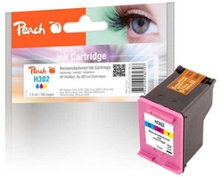 Peach H302 barevná kompatibilní s HP No. 302, F6U65AE
