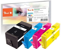 Peach H920XL Combi Pack s čipem, kompatibilní s HP No. 920XL
