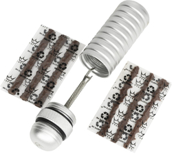 PEATY'S HOLESHOT TUBELESS PUNCTURE PLUGGER KIT - SILVER (PPR-TPP-SIL-12)