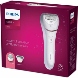 Philips BRE730/10 Epilator Series 8000 Epilátor pro mokré a suché holení
