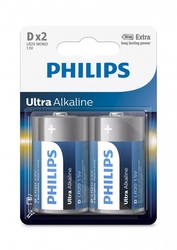 PHILIPS LR20E2B/10 Ultra Alkaline baterie, D