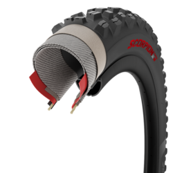 Plášť Pirelli Scorpion™ E-MTB M 29 x 2.6, HardWALL, 60 tpi, SmartGRIP Gravity, červený