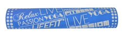 Podložka LIFEFIT YOGA MAT TPE, 183x61x0,4cm, modrá