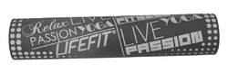 Podložka LIFEFIT YOGA MAT TPE, 183x61x0,5cm, dvouvrstvá, zeleno-šedá
