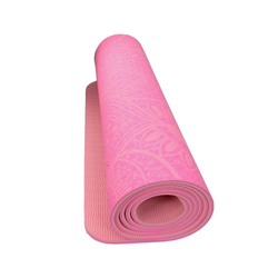 Podložka LIFEFIT YOGA MAT MANDALA DUO, 183x58x0,6cm, růžová