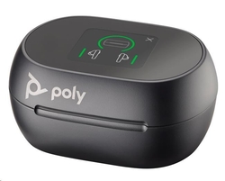 Poly bluetooth headset Voyager Free 60+, BT700 USB-A adaptér, dotykové nabíjecí pouzdro, černá