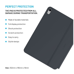Pouzdro s bezdrátovou klávesnicí FIXED Typee pro Apple iPad 10,9" (2022)/iPad 11" (2025), CZ, černé