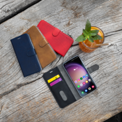 Pouzdro typu kniha FIXED Opus pro Samsung Galaxy A36 5G/A56 5G, modré