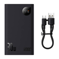 Powerbanka Baseus Adaman 2, 20000mAh, 30W, 3xUSB, USB-C (černá)