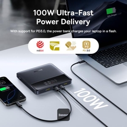 Powerbanka Baseus Blade H1 Lite 20000mAh, 100W černá