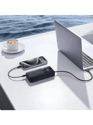 Powerbanka Baseus Free2Pull 20000mAh, 65W, s kabelem USB-C černá