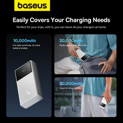 Powerbanka Baseus Star-Lord 10000mAh, 30W bílá