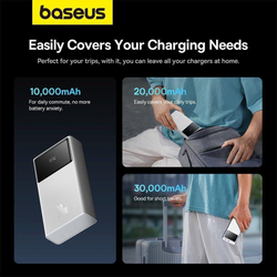 Powerbanka Baseus Star-Lord 20000mAh, 30W bílá