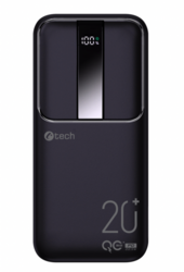 C-tech PBPD-20 20000mAh, Li-Pol, 22,5W, USB-C/USB-A/micro USB