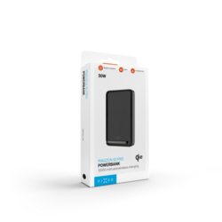 Powerbanka FIXED MagZen 10 Pro s Qi2 a MagSafe, 10 000 mAh, černá