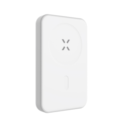 Powerbanka FIXED MagZen s bezdrátovým nabíjením Magsafe, 6 000 mAh, bílá