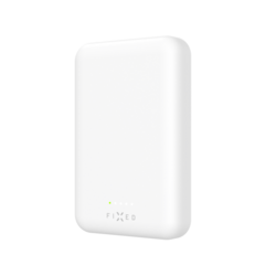 Powerbanka FIXED MagZen s bezdrátovým nabíjením Magsafe, 6 000 mAh, bílá